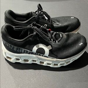 CloudMonster Black White Sneakers -Oncloud